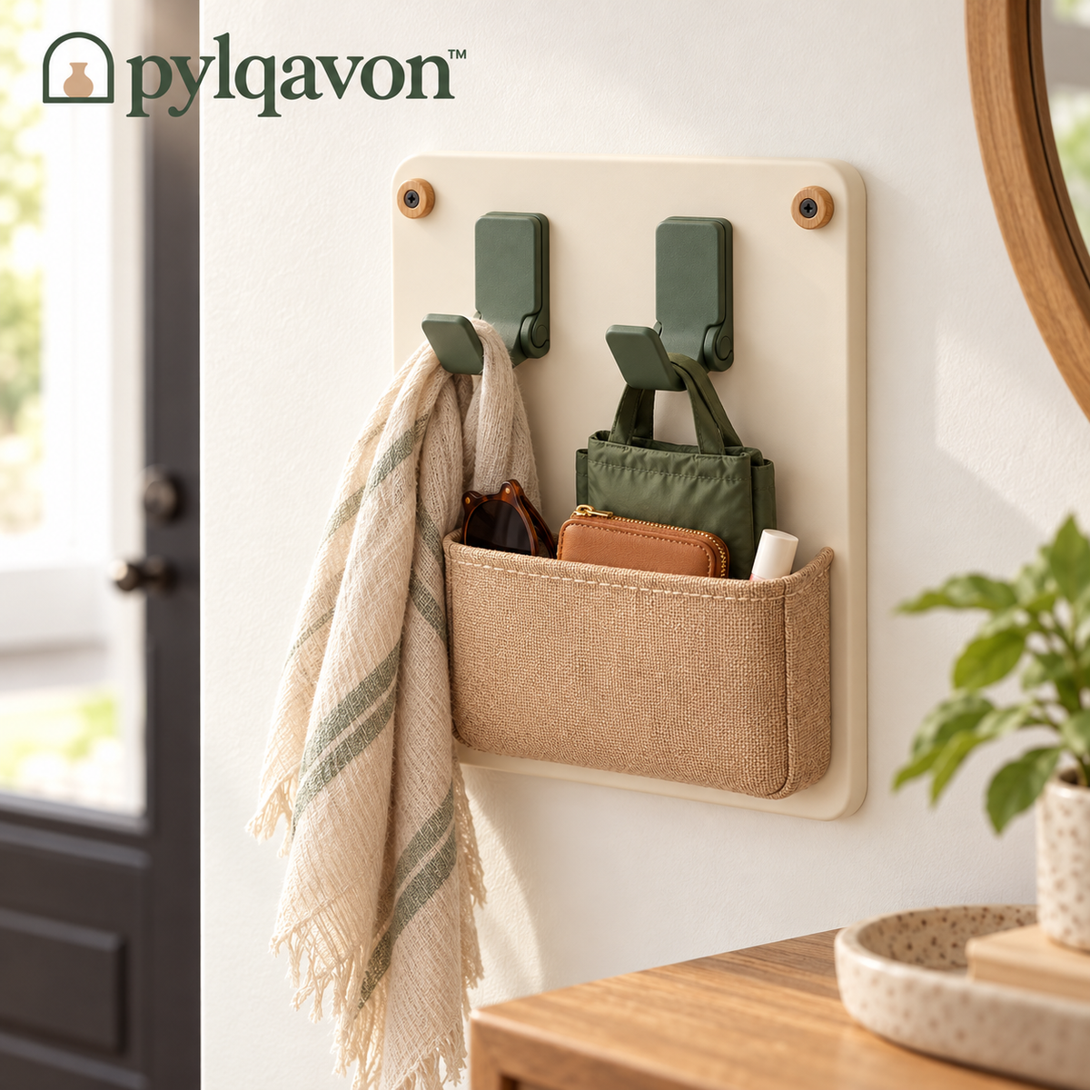 Pylqavon™ FoldPocket Wall Catchall