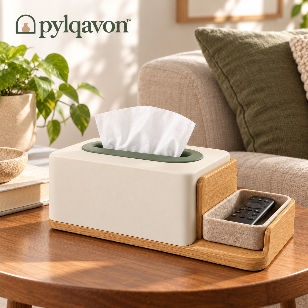 Pylqavon™ TissueTerrace Table Organizer
