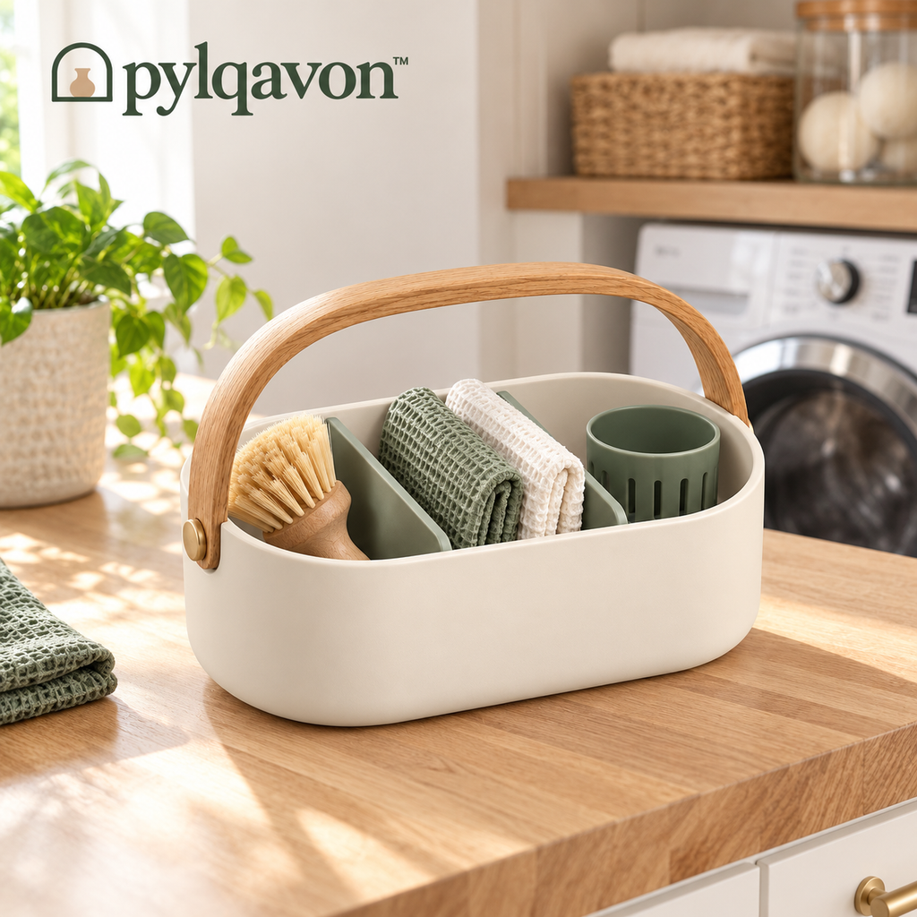 Pylqavon™ BrushHarbor Cleaning Caddy