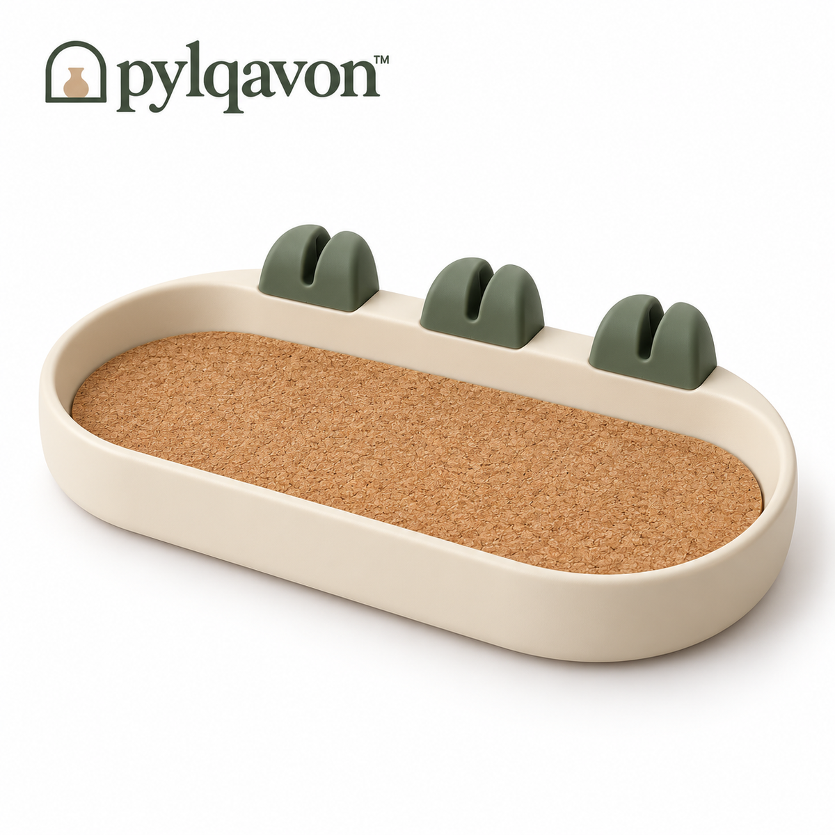 Pylqavon™ CablePetal Desk Valet