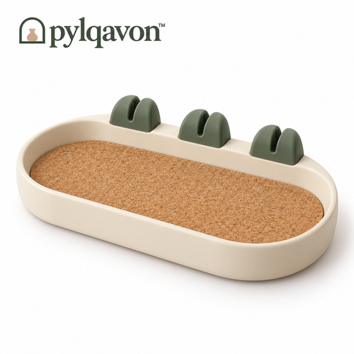Pylqavon™ CablePetal Desk Valet