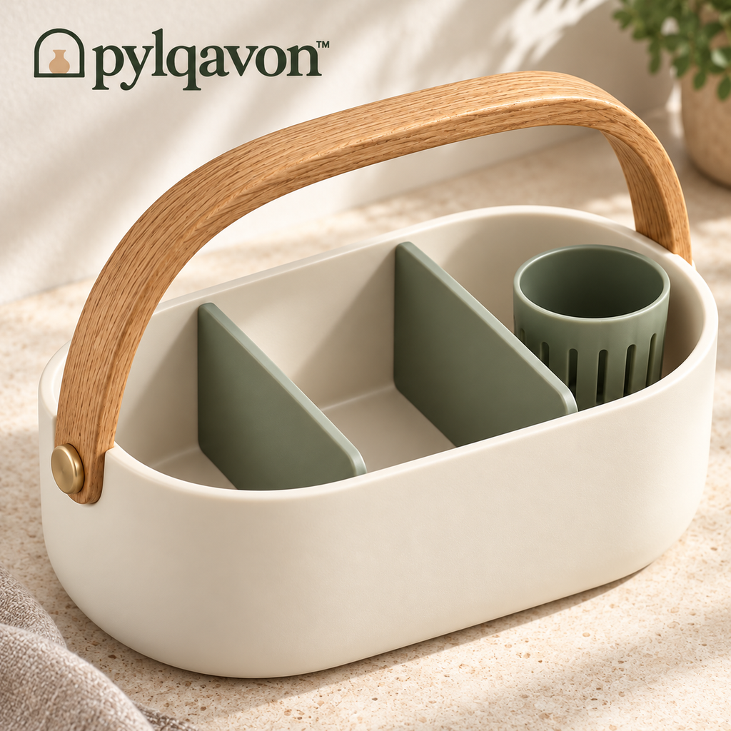 Pylqavon™ BrushHarbor Cleaning Caddy