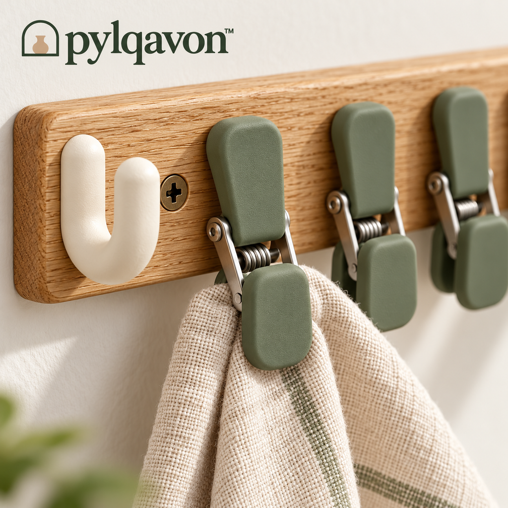 Pylqavon™ FoldLine Laundry Clip Rail