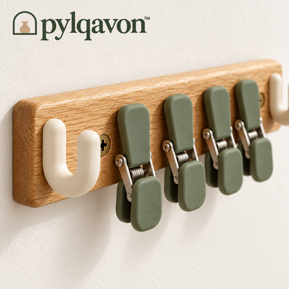 Pylqavon™ FoldLine Laundry Clip Rail