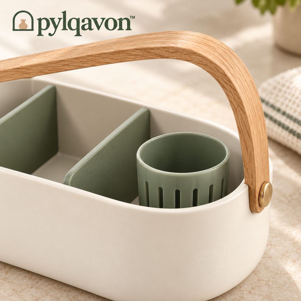Pylqavon™ BrushHarbor Cleaning Caddy